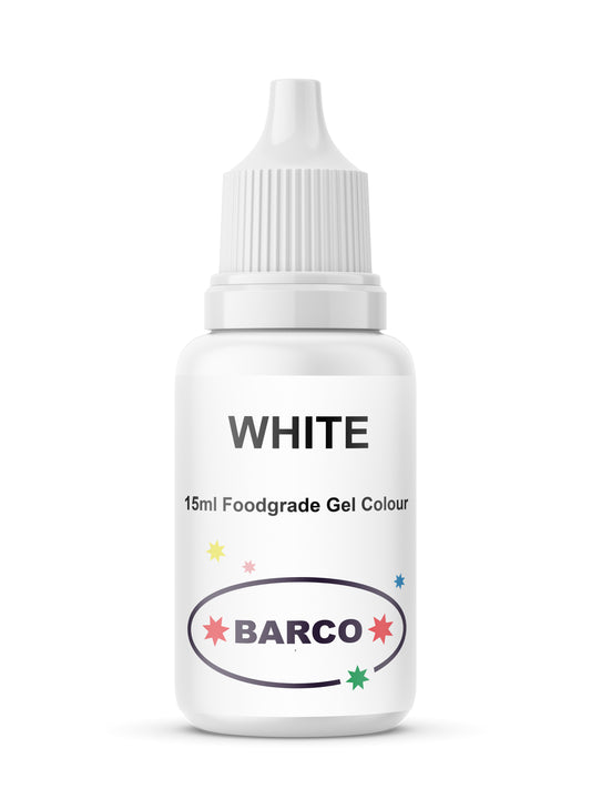 Barco White Gel Food Colour 50ml
