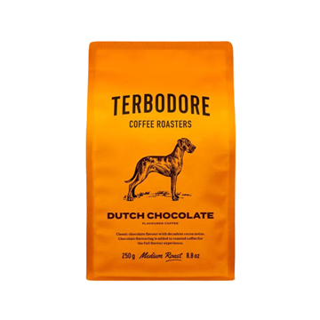 Terbodore Dutch Chocolate Flavoured Range Coffee 250g