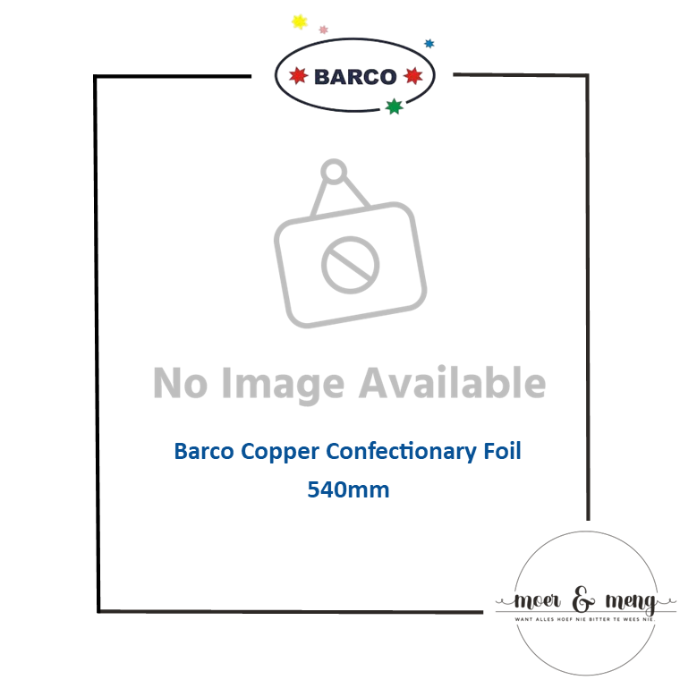Barco Copper Confectionary Foil 10m x 540mm