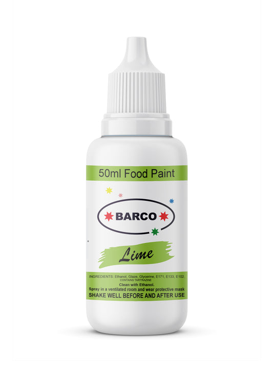 Barco Lime Quick Dry Chocolate Food Paint 50ml