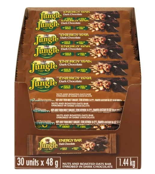 Jungle Bar Dark Choc 30 x 48g