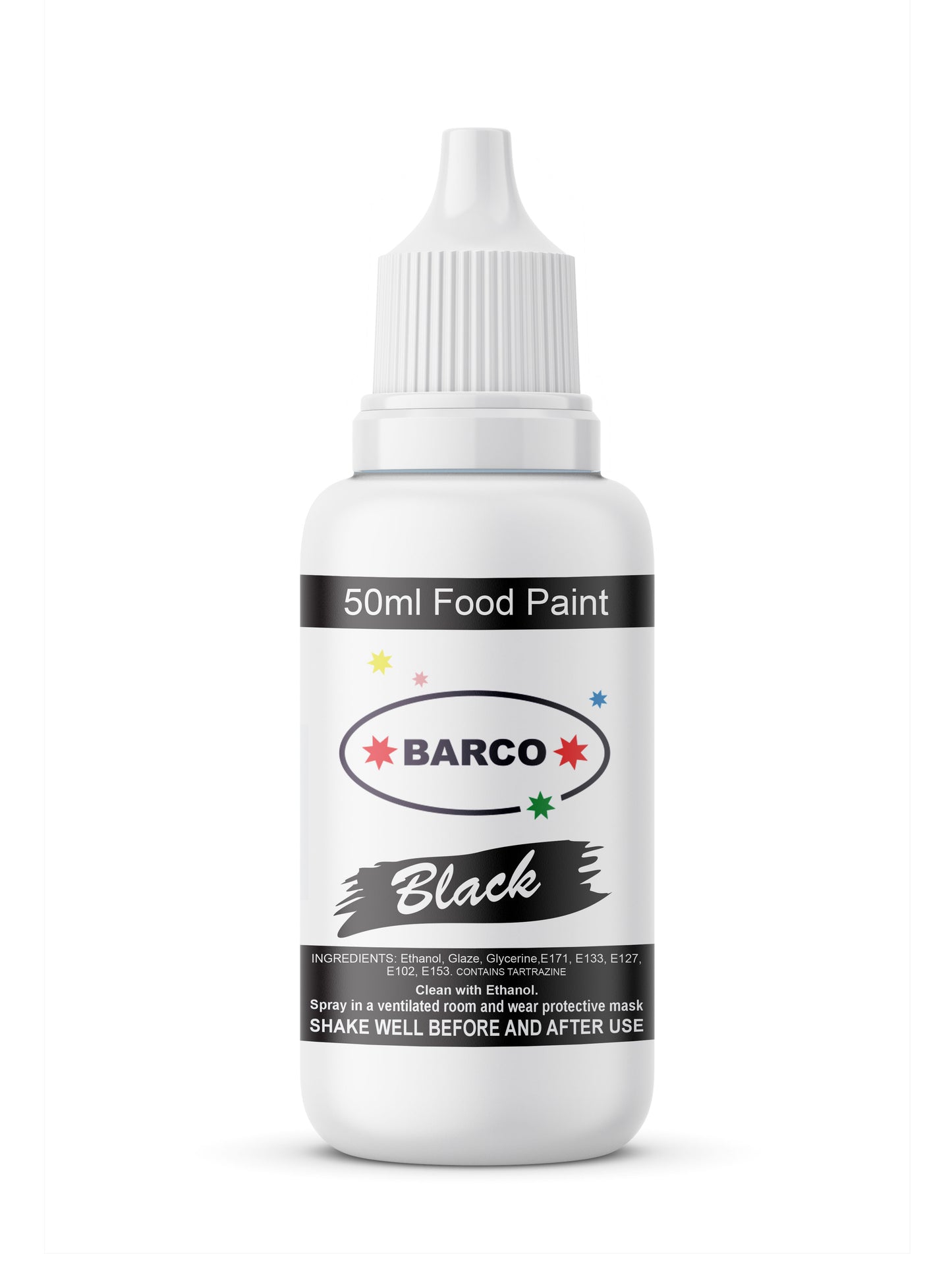 Barco Black Quick Dry Chocolate Food Paint 50ml