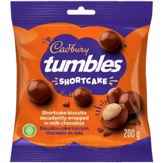 Cadbury Tumbles Shortcake 24 x 200g