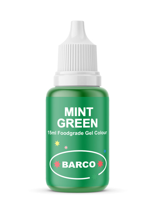 Barco Mint Green Gel Food Colour 15ml