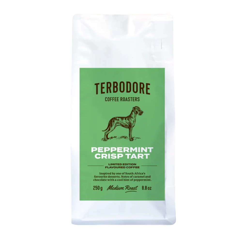 Terbodore Peppermint Crisp Tart Flavoured Range Coffee 250g