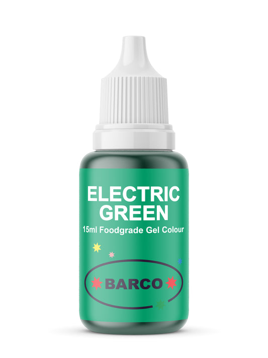 Barco Electric Green Gel Food Colour 15ml
