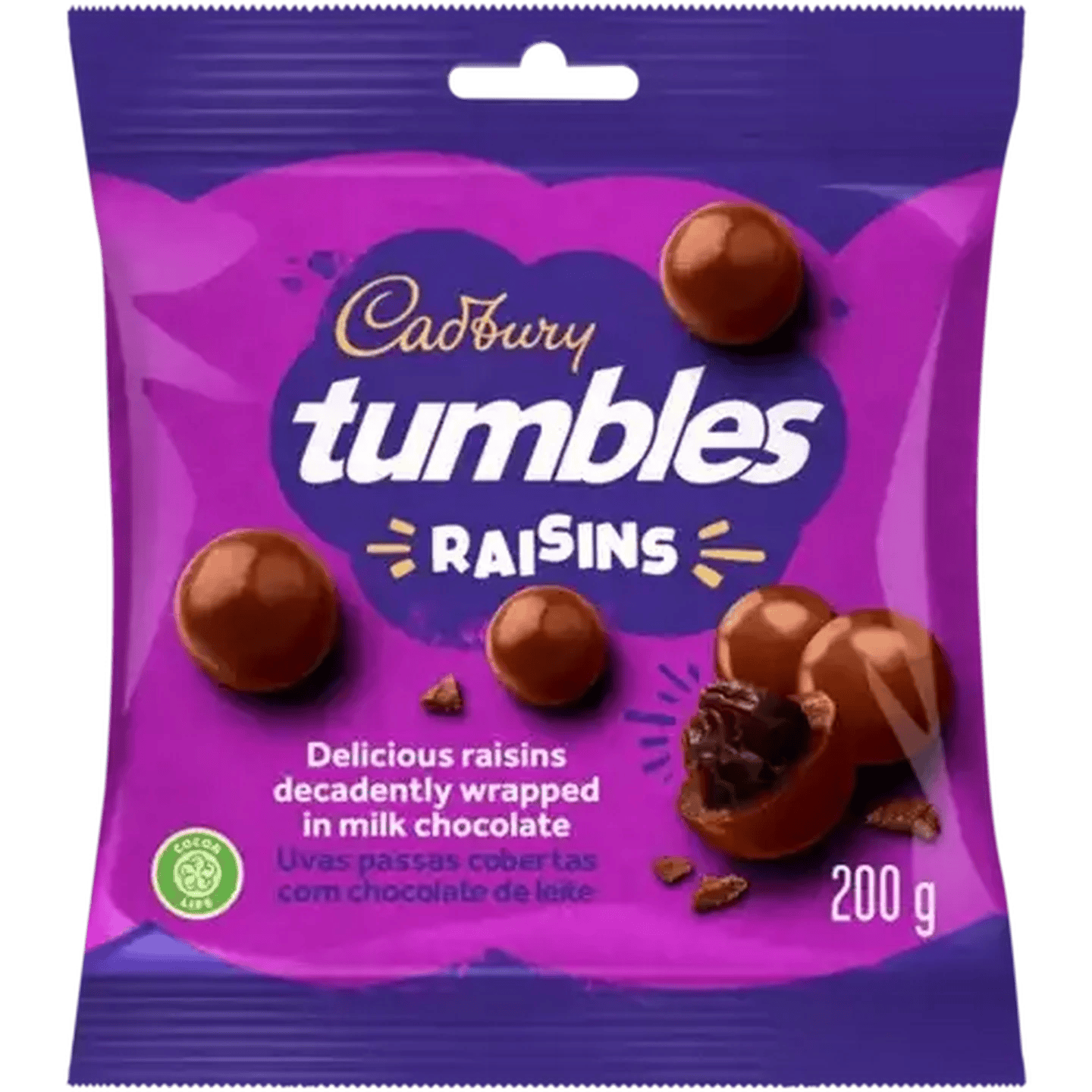 Cadbury Tumbles Raisin 24 x 200g