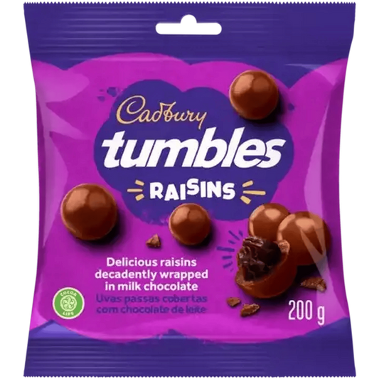 Cadbury Tumbles Raisin 24 x 200g