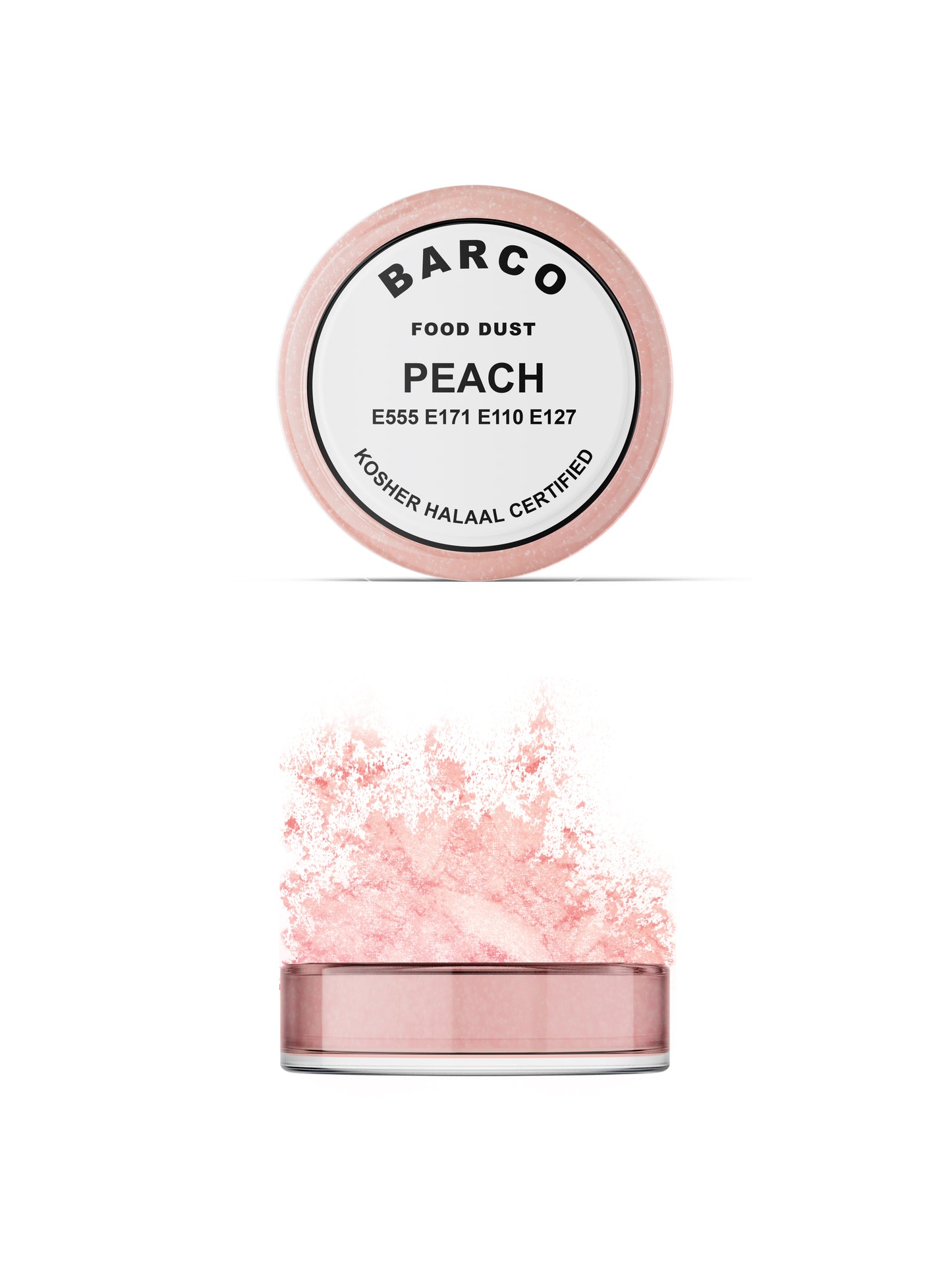 Barco Peach Sparkly Dust 10ml (White Label)
