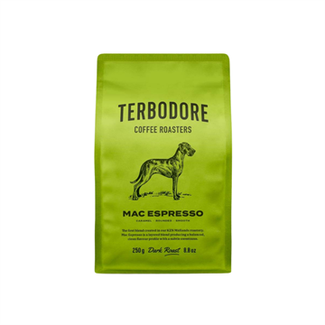 Terbodore Mac Espresso Core Range Coffee 250g
