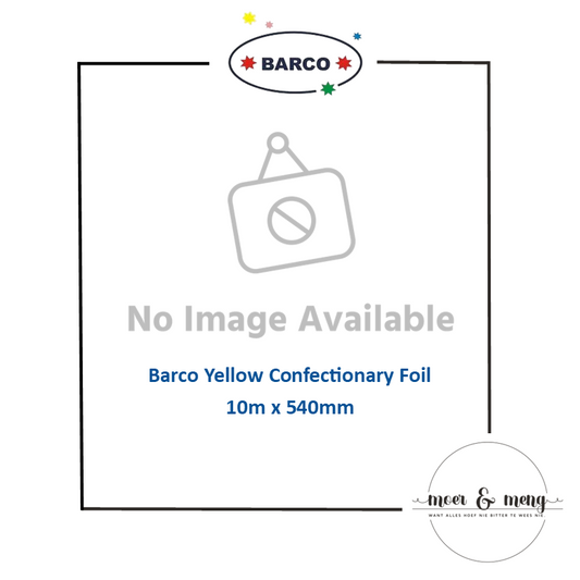 Barco Yellow Confectionary Foil 10m x 540mm