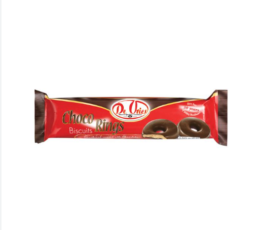 De Vries Chocolate Rings 12 x 150g