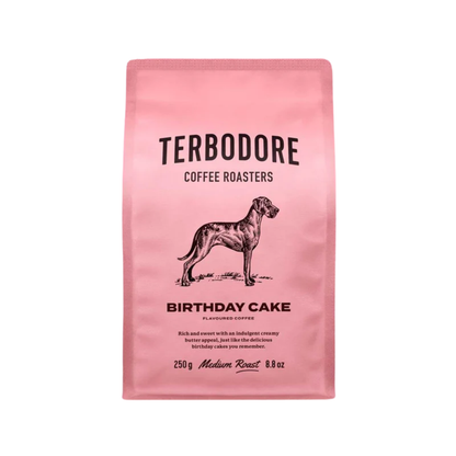 Terbodore Birthday Cake Flavoured Range Coffee 250g