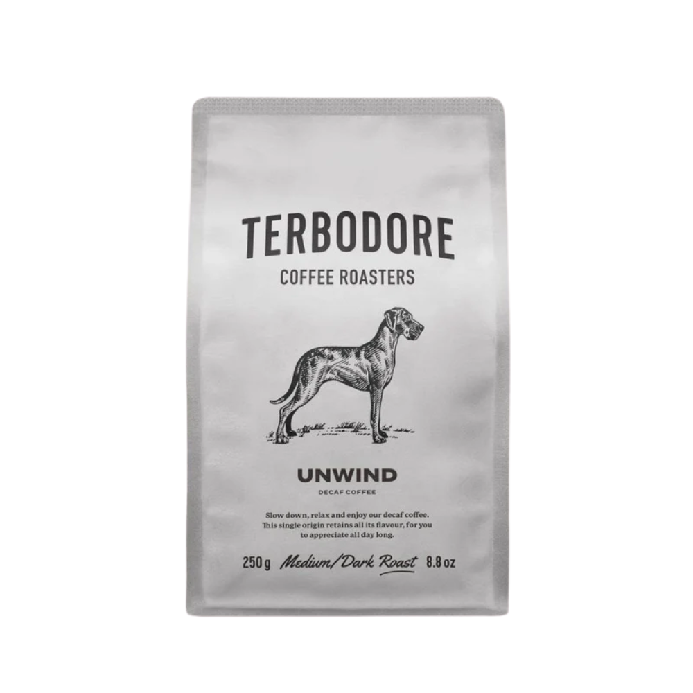 Terbodore Unwind Decaf Core Range Coffee 250g