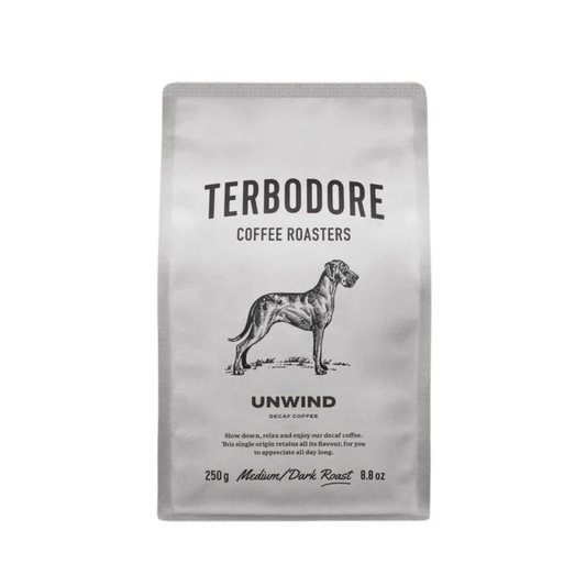 Terbodore Unwind Decaf Core Range Coffee 250g