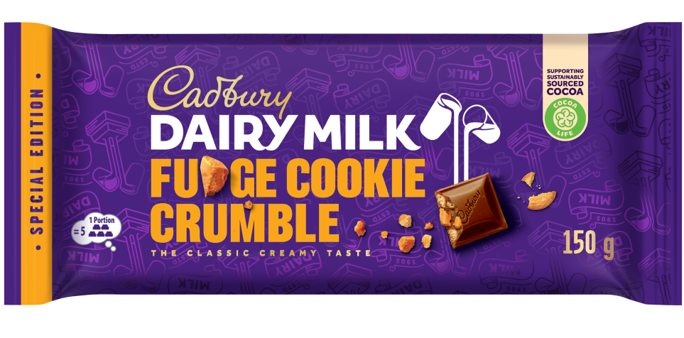 Cadbury Fudge Cookie 150 20 x 150g