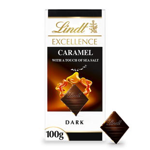 Lindt Excellence Caramel Sea Salt 20 x 100g