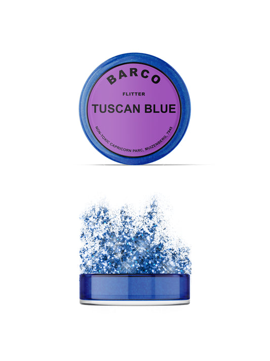 Barco Tuscan Blue Flitter Glitter 10ml (Purple Label)
