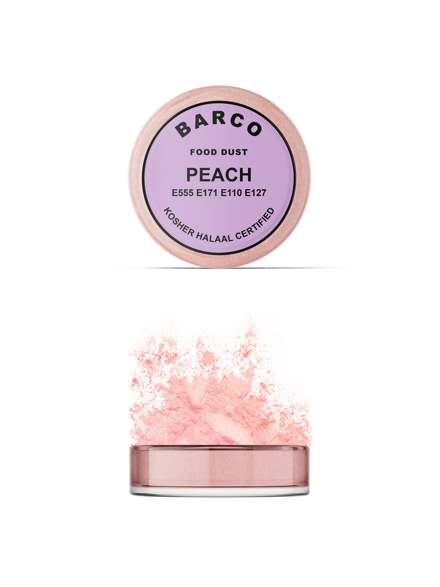 Barco Peach Pearly Dust 10ml (Lilac Label)