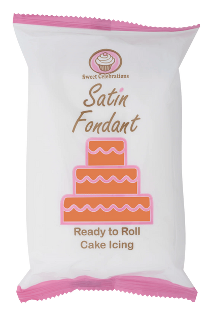 Sweet Celebration Satin Fondant 500g - Orange