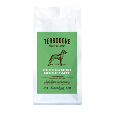 Terbodore Peppermint Crisp Tart Flavoured Range Coffee 250g