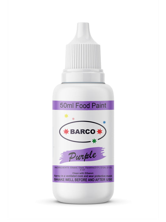 Barco Purple Quick Dry Chocolate Food Paint 50ml