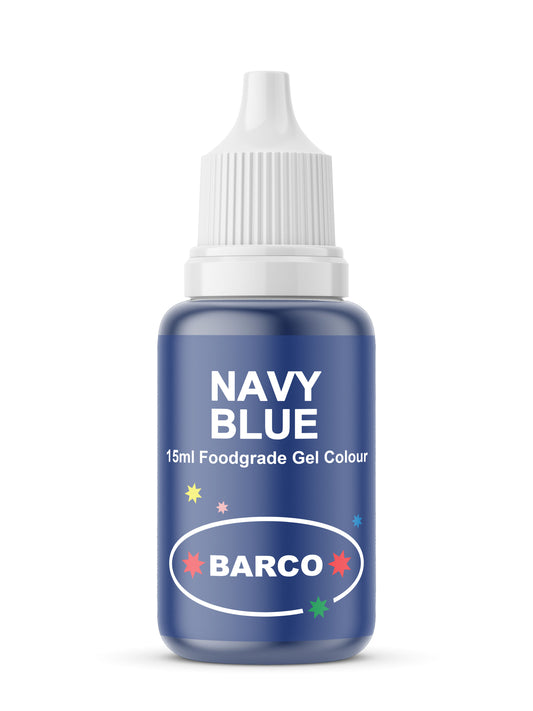 Barco Navy Blue Gel Food Colour 15ml