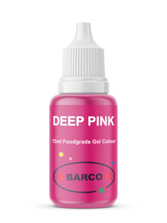 Barco Deep Pink Gel Food Colour 15ml