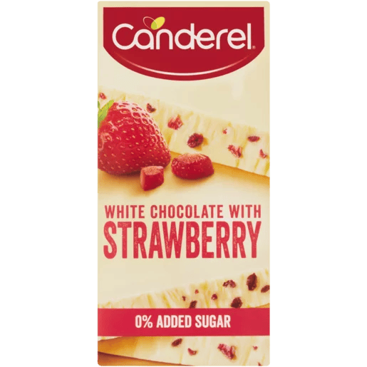 Canderel White Strawberry 10 x 75g