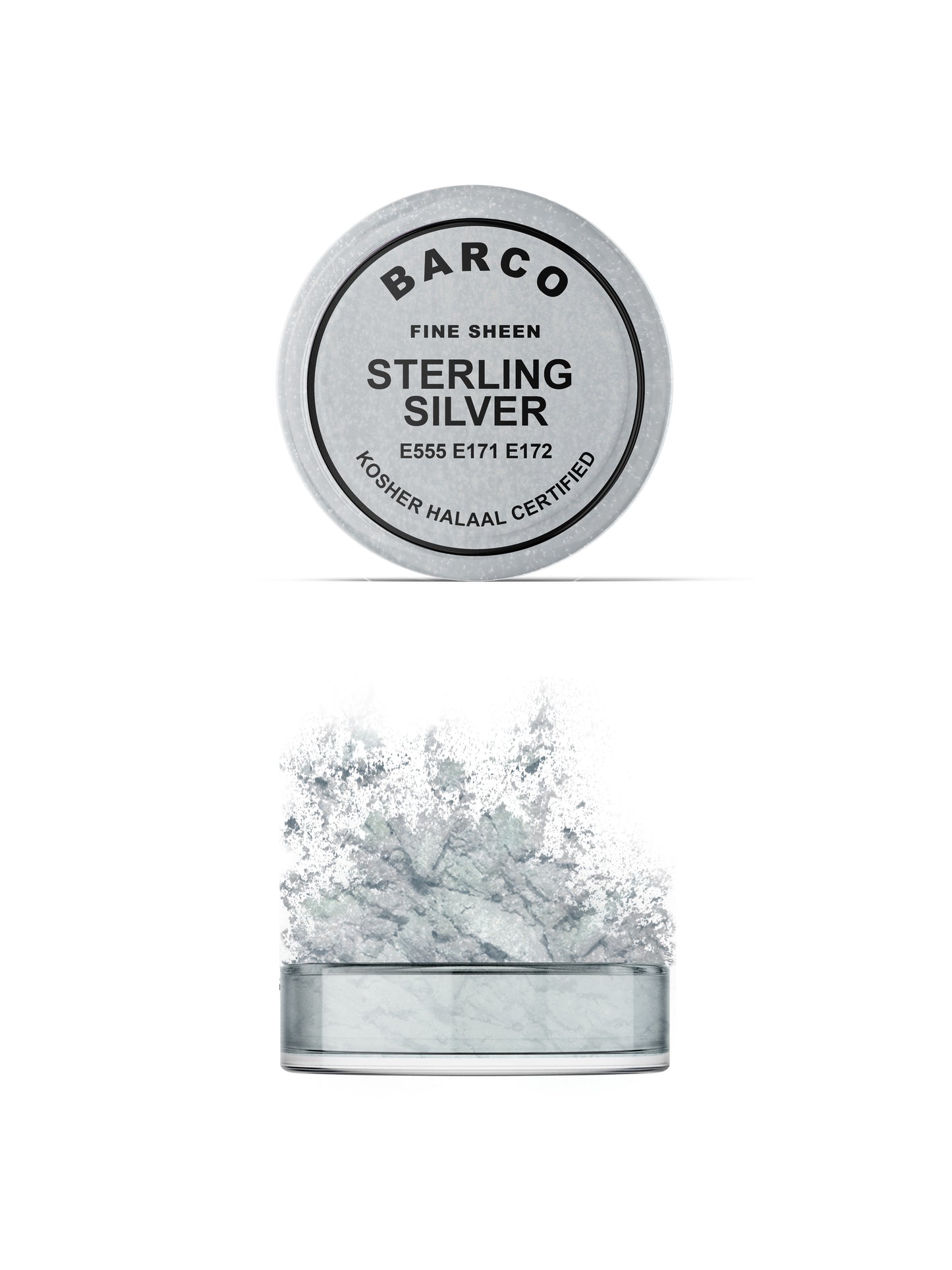 Barco Sterling Silver Metallic Dusting 10ml (Grey Label)