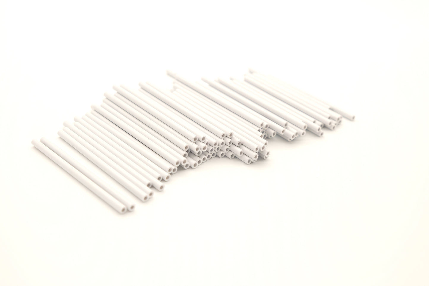 Barco Lolly Sticks 16cm White Plastic