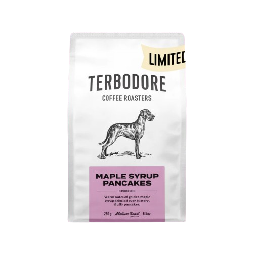 Terbodore Maple Syrup Pancakes Flavoured Range Coffee 250g