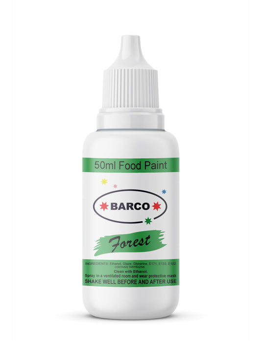 Barco Forest Green Quick Dry Chocolate Food Paint 50ml