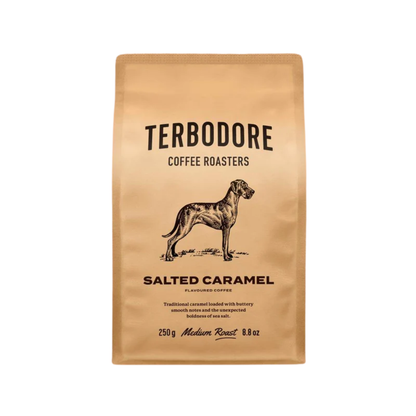 Terbodore Salted Caramel Flavoured Range Coffee 250g