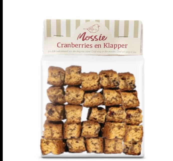 Mossie - Cranberry & Coconut Rusks 600g