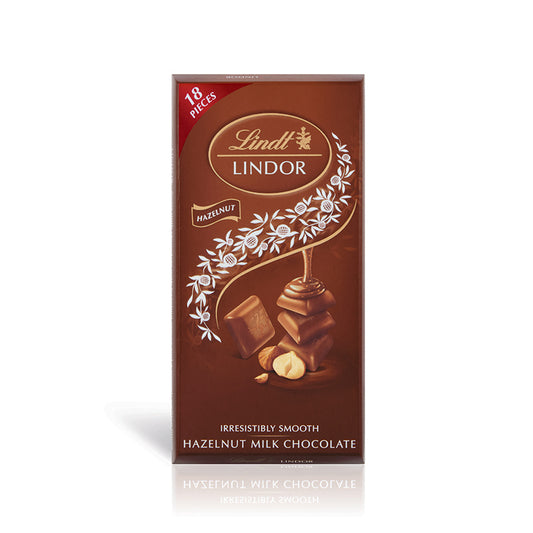 Lindt Singles Hazelnut 12 x 100g