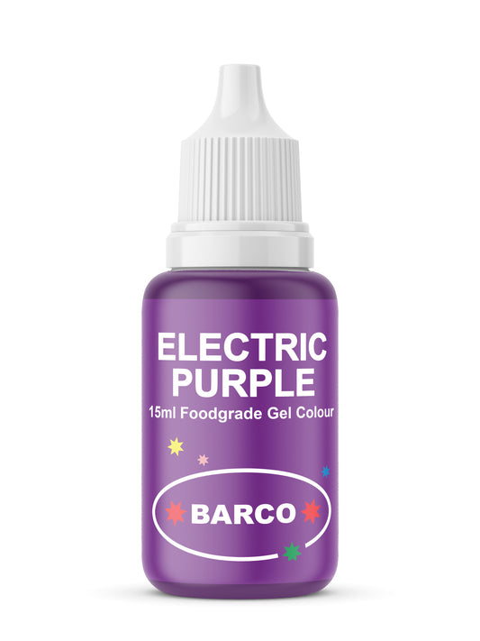 Barco Electric Purple Gel Food Colour 15ml