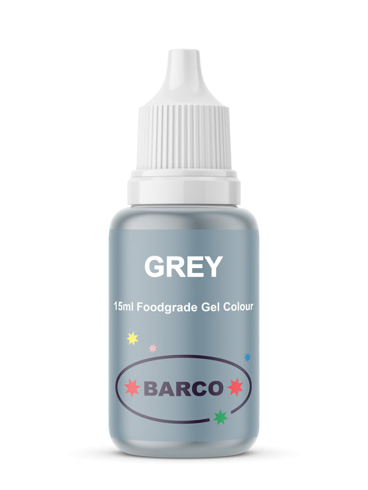 Barco Grey Gel Food Colour 15ml