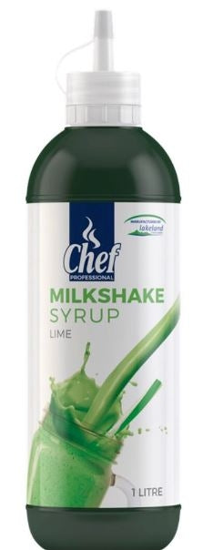 Chef Lime Milkshake Syrup 1lt