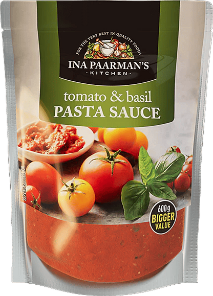 Ina Paarman's Tomato & Basil Pasta Sauce 600g