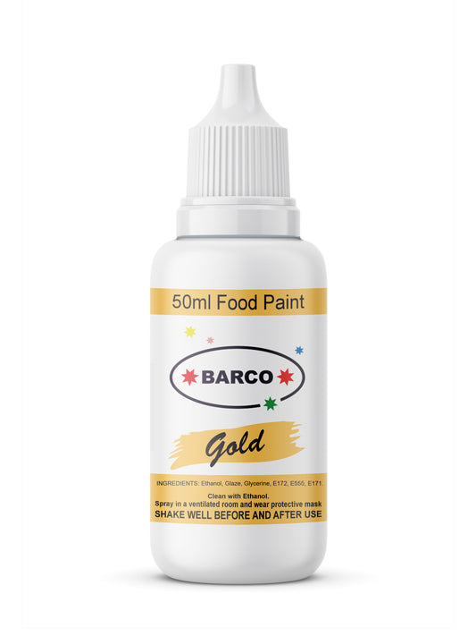 Barco Gold Quick Dry Chocolate Food Paint 50ml