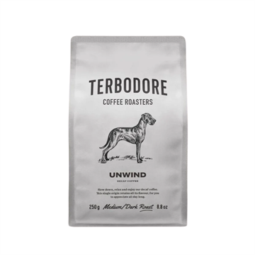 Terbodore Unwind Decaf Core Range Coffee 250g