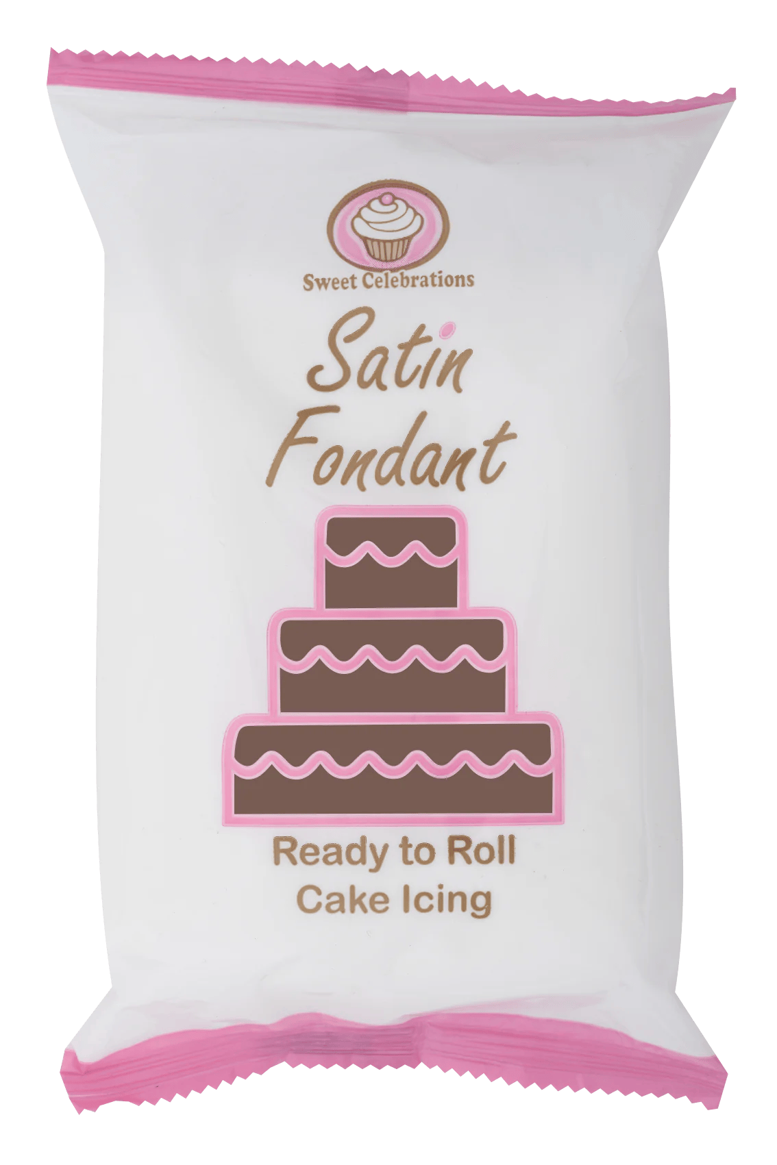 Sweet Celebration Satin Fondant 500g - Brown