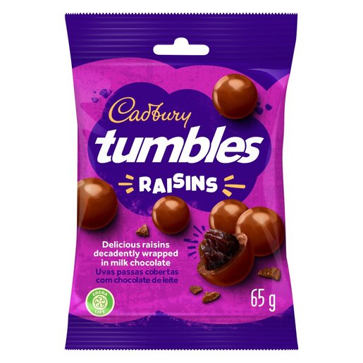 Cadbury Tumbles Raisin 36 x 65g