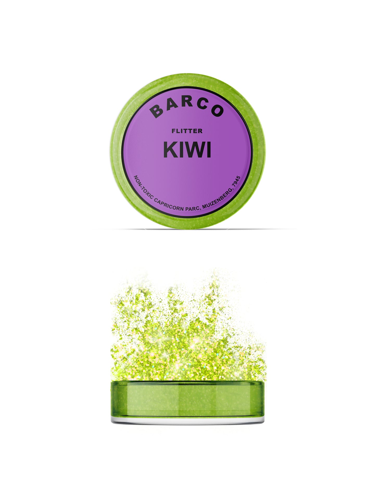 Barco Kiwi Flitter Glitter 10ml (Purple Label)