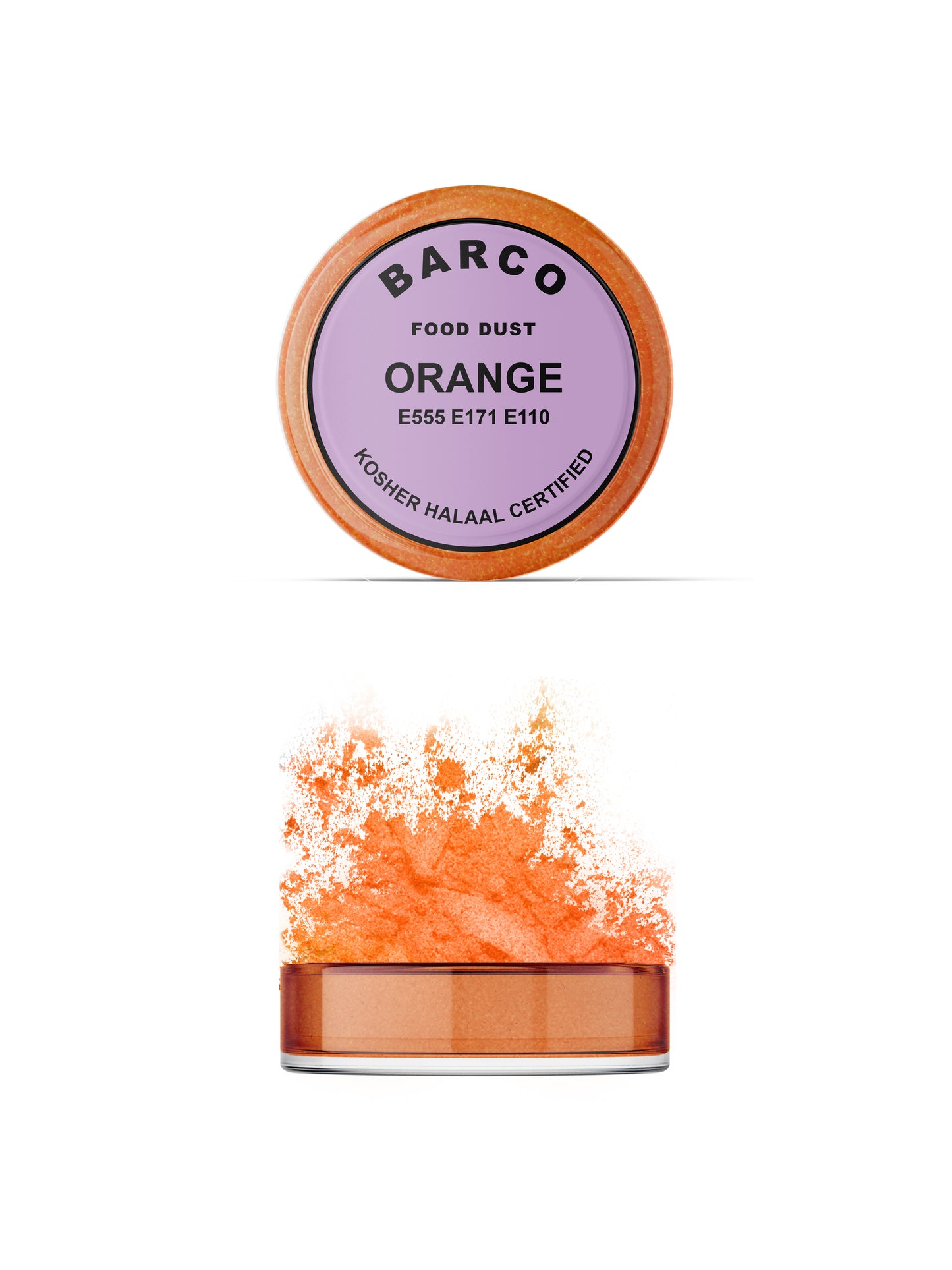 Barco Orange Pearly Dust 10ml (Lilac Label)