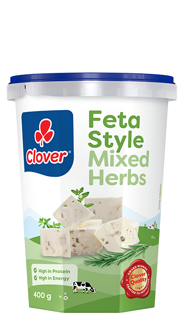 Clover Mixed Herb Feta 12 x 400g