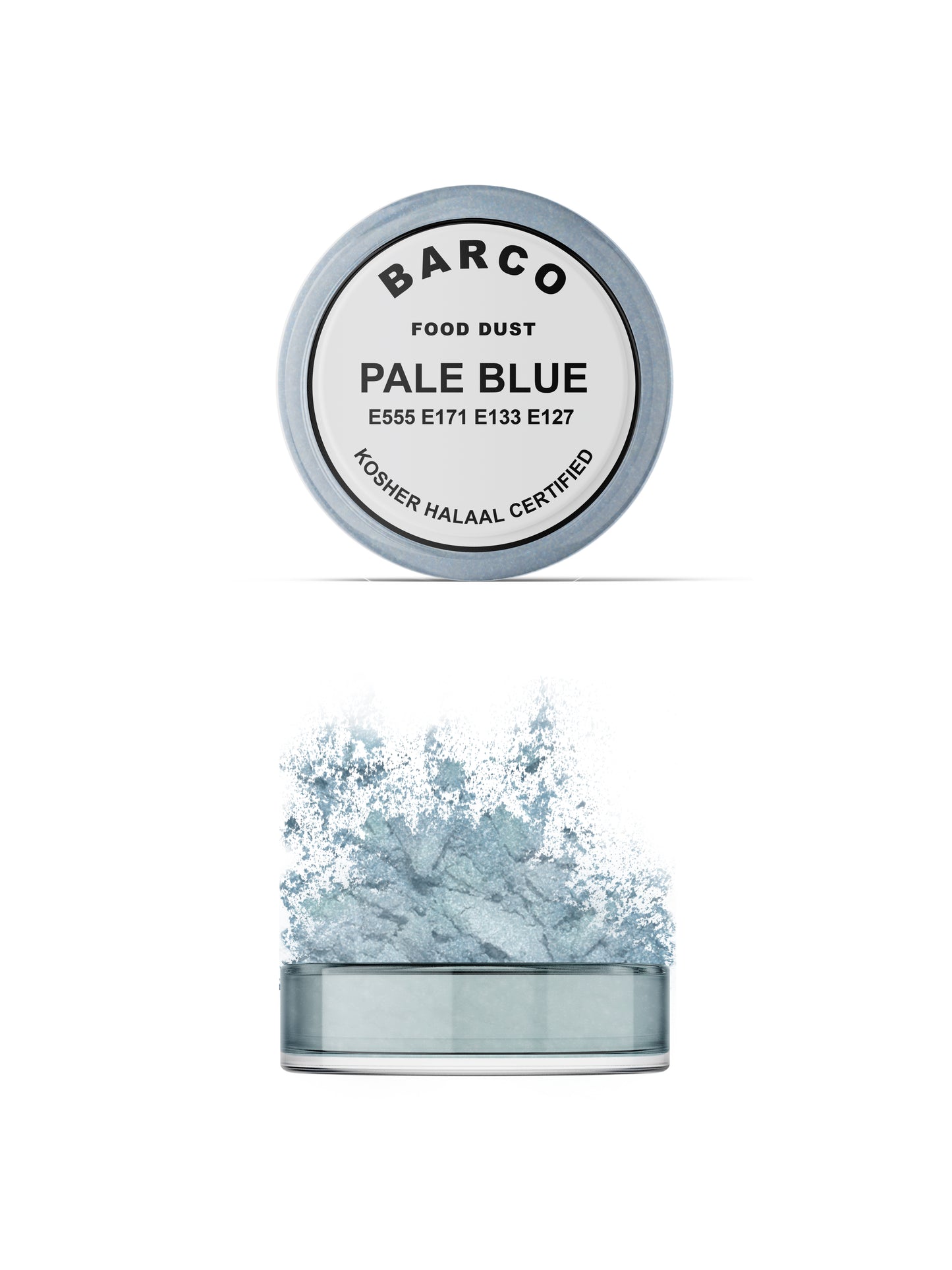 Barco Pale Blue Sparkly Dust 10ml (White Label)
