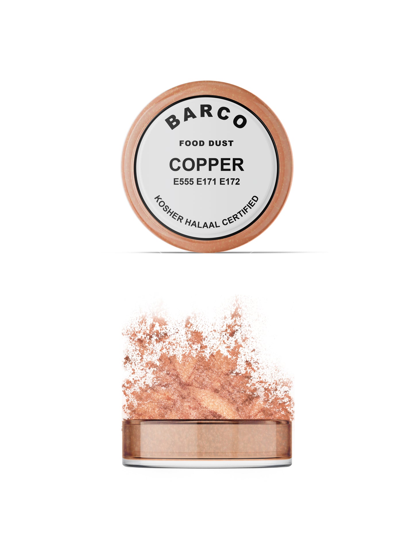 Barco Copper Sparkly Dust (White Label)