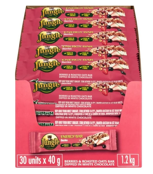 Jungle Bar Berries 30 x 40g